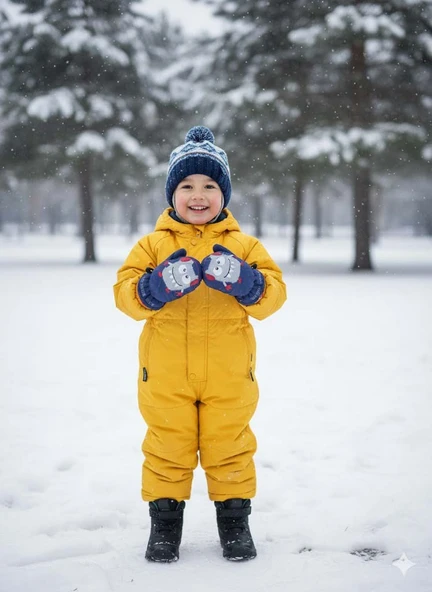 KİTTİ 420-15 1-3 YAŞ KAR KAYAK ELDİVENİ - Resim 3