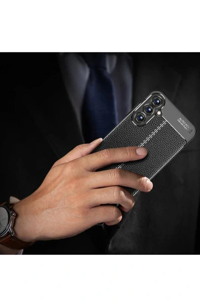 LitaeTrend Samsung Galaxy A15 4G Kılıf Auto Focus Kapak - Siyah - Resim 5