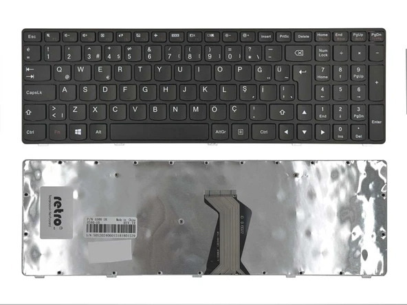 Lenovo G505 ile Uyumlu Notebook Klavye - Siyah - TR ürün görseli 1