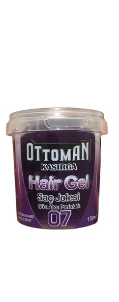 Ottoman Saç Jölesi Güçlü Sert Mor 150 ml - Resim 3