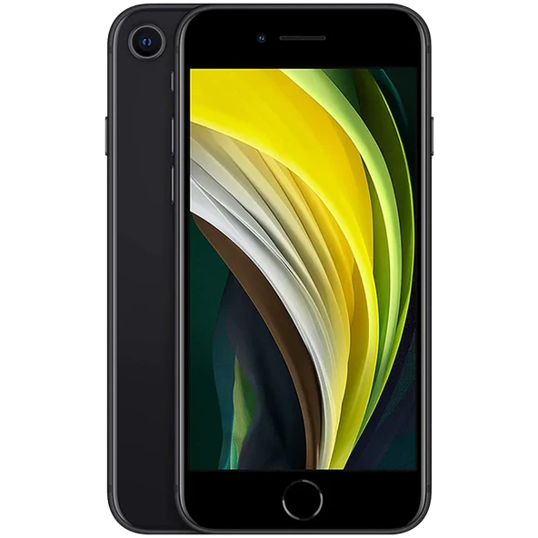 YENİLENMİŞ APPLE IPHONE SE 2020 128GB SİYAH CEP TELEFONU (12 AY GARANTİLİ) - D KALİTE - Resim 3