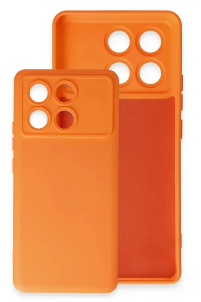 LitaeTrend Xiaomi Poco X6 Pro Kılıf Nano içi Kadife Silikon - Koyu Yeşil - Resim 2