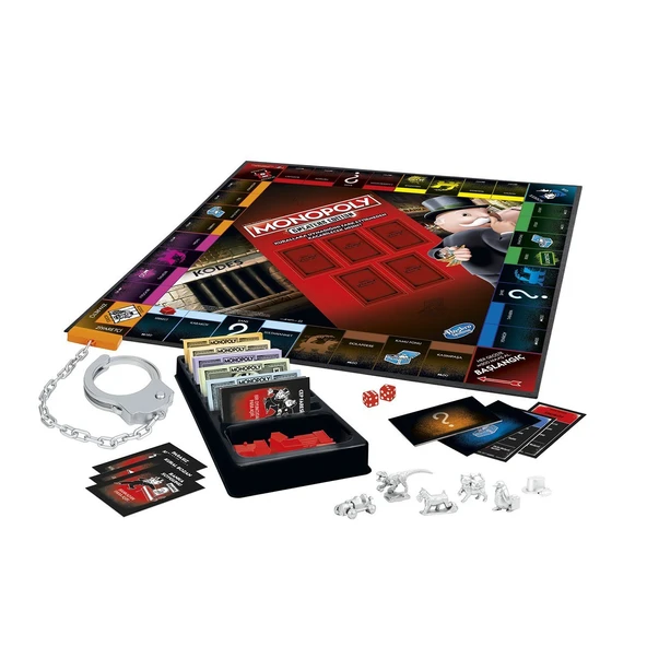 E1871 Hasbro Gaming - Monopoly Cheaters Edition +8 yaş - Resim 2