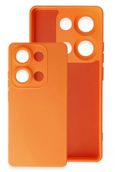 LitaeTrend Xiaomi Redmi Note 13 4G Kılıf Nano içi Kadife Silikon - Mor - Resim 2