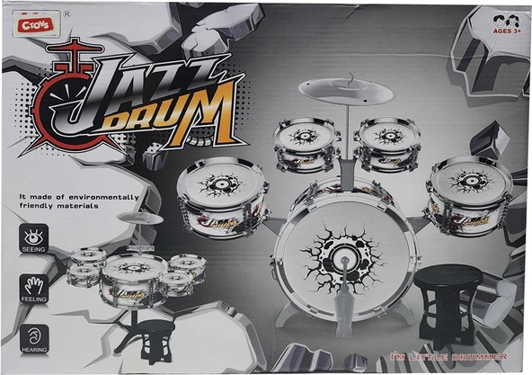 Ctoys Oyuncak Büyük Bateri Müzik Seti - Resim 2