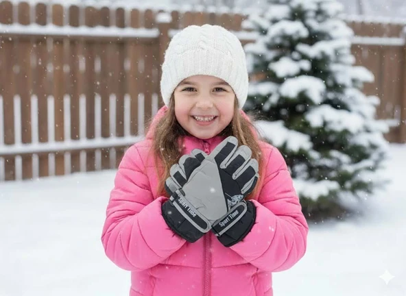 KİTTİ 421-15 4-7 YAŞ KAR KAYAK ELDİVENİ - Resim 5