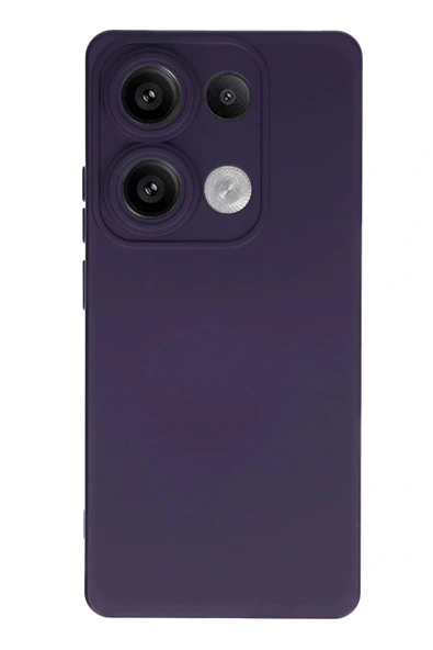 LitaeTrend Xiaomi Redmi Note 13 4G Kılıf Nano içi Kadife Silikon - Mor ürün görseli 1