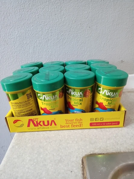 Art Akua Tropical Mix Balıkyemi 40 GRAM 3 ADET ürün görseli