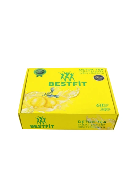Çayı Limon 60 Adet 1 Aylık Kullanım-bestfit Detox Tea - Resim 3