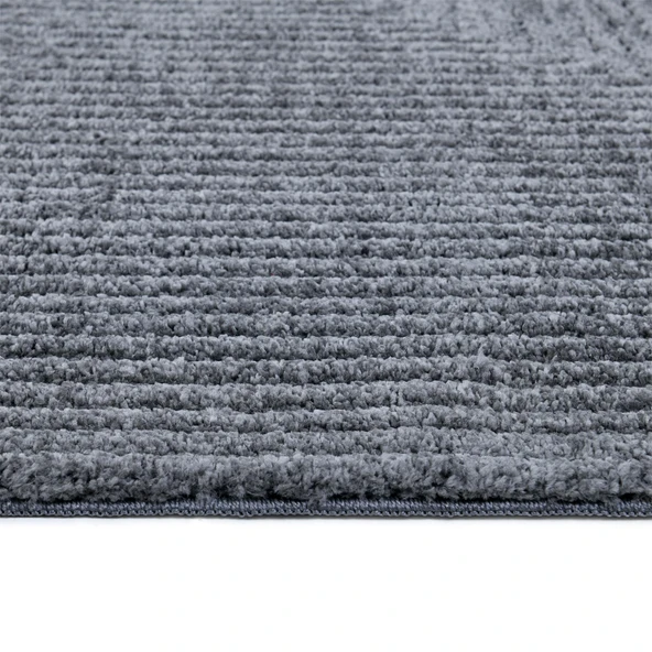 Pandora Yumuşak Peluş Shaggy Gri Çocuk Odası Oturma Odası Salon Mutfak Koridor Halısı Yolluk 1104O - Resim 3