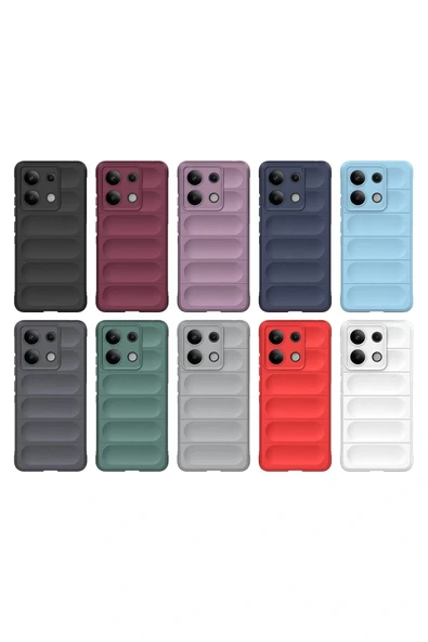 LitaeTrend Xiaomi Redmi Note 13 4G Kılıf Optimum Silikon - Krem - Resim 3