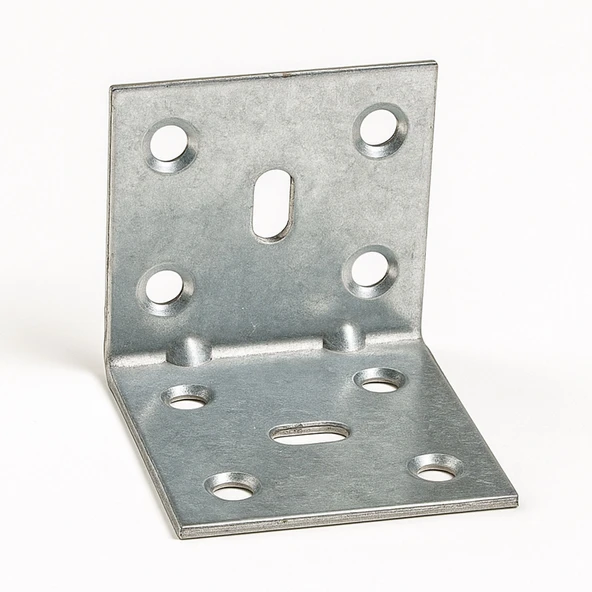 Metal L Demiri (25 Adet) İnce Gönye 40x40x40 mm Mobilya ve Duvar Sabitleme Bağlantı Aparatı ürün görseli