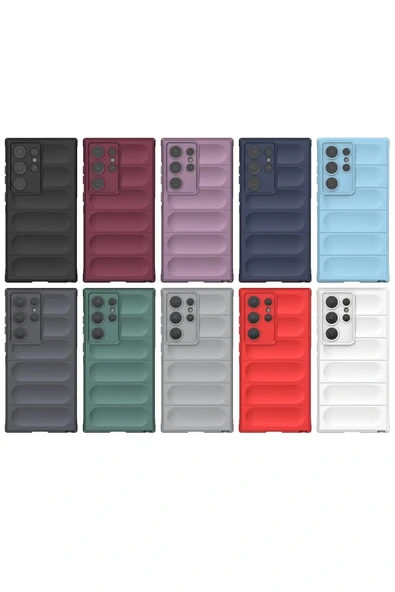 LitaeTrend Samsung Galaxy S24 Ultra Kılıf Optimum Silikon - Lacivert - Resim 3