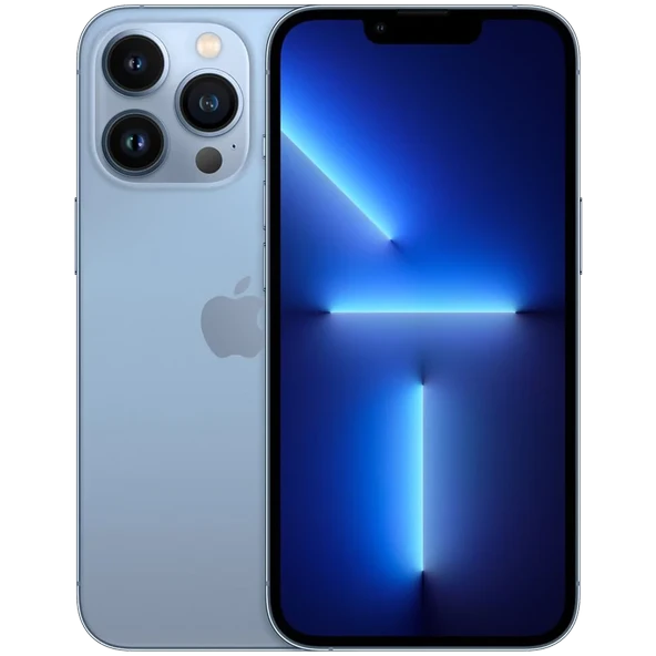 YENİLENMİŞ APPLE IPHONE 13 PRO MAX 128GB SİERRA MAVİSİ CEP TELEFONU (12 AY GARANTİLİ) - D KALİTE - Resim 3