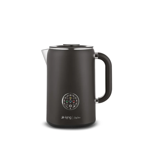 KING KCM387 ÇAYSTAR DİJİTAL ÇAY MAKİNESİ SİYAH - Resim 4