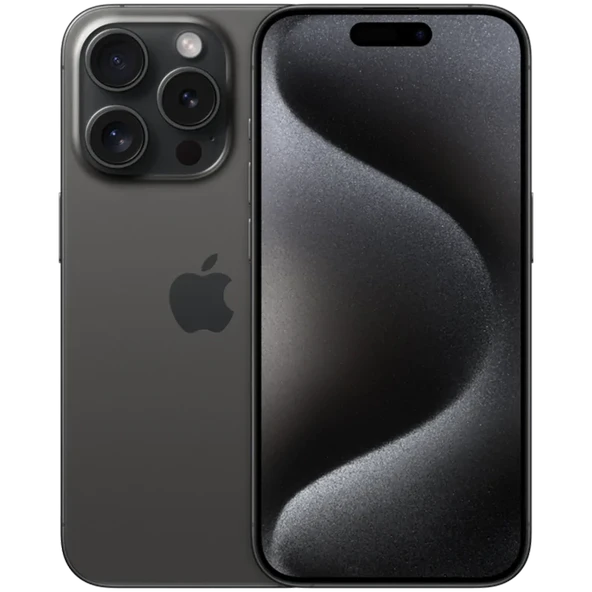 YENİLENMİŞ APPLE IPHONE 15 PRO 256GB SİYAH TİTANYUM CEP TELEFONU (12 AY GARANTİLİ) - D KALİTE - Resim 3