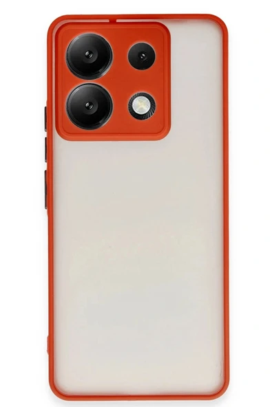 LitaeTrend Xiaomi Redmi Note 13 Pro 5G Kılıf Montreal Silikon Kapak - Kırmızı ürün görseli 1