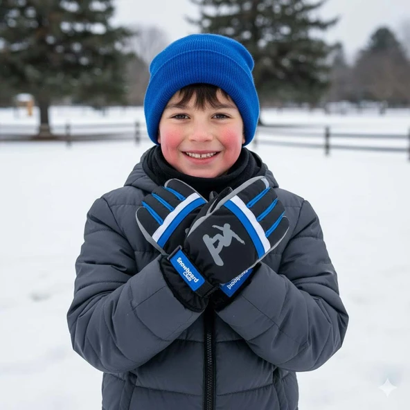 KİTTİ 422-13 9-14 YAŞ KAR KAYAK ELDİVENİ - Resim 4