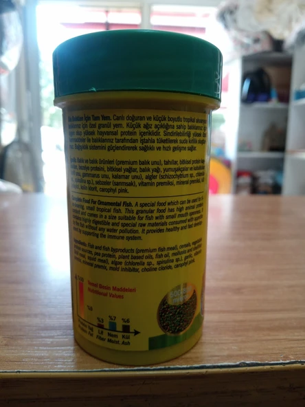 Art Akua Tropical Mix Balıkyemi 40 GRAM 3 ADET - Resim 2