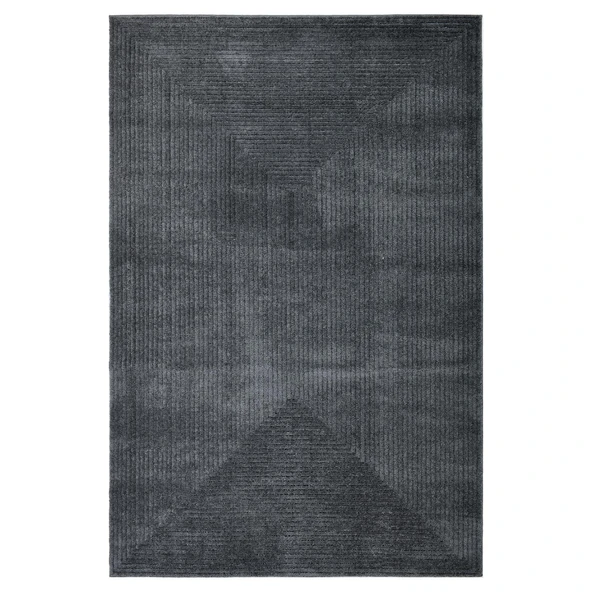 Pandora Yumuşak Peluş Shaggy Gri Çocuk Odası Oturma Odası Salon Mutfak Koridor Halısı Yolluk 1104O - Resim 2