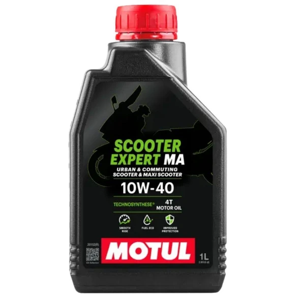 Motul scooter expert 4t 10w40 ma 1 lt ürün görseli 1