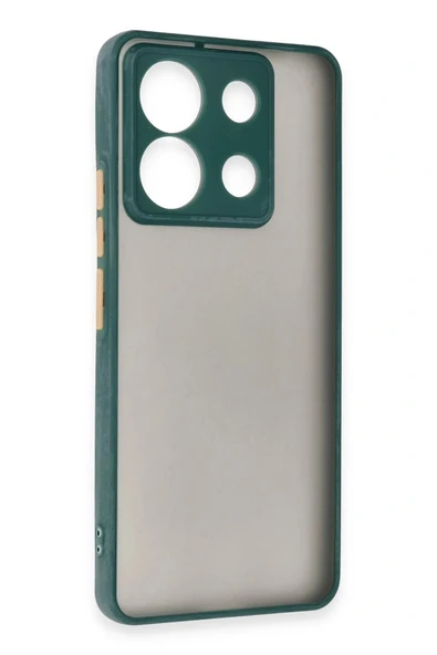 LitaeTrend Xiaomi Redmi Note 13 Pro 5G Kılıf Montreal Silikon Kapak - Yeşil - Resim 2