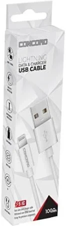 CONCORD USB  İPHONE ŞARJ KABLOSU - Resim 2