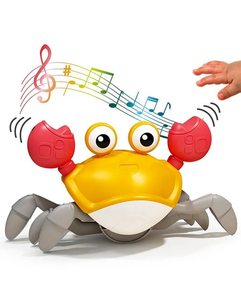 Pasifik Toys Işıklı Sensörlü Yengeç Turuncu QC3Y - Resim 2