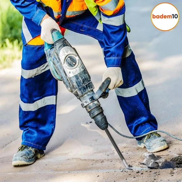 Sds Max Şaftlı Keski 18 mm x 400 mm x 50 mm Hilti Ucu Beton Taş Kaya Kırıcı Kırma Adaptörü - Resim 5