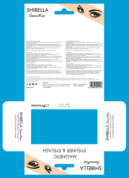 Shibella Cosmetics Manyetik Eyeliner Ve Manyetik Takma Kirpik Must Have Serisi- Attraction - Resim 5