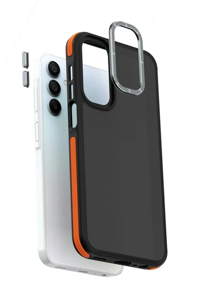 LitaeTrend Samsung Galaxy A25 5G Harvel Kapak - Turuncu - Resim 2