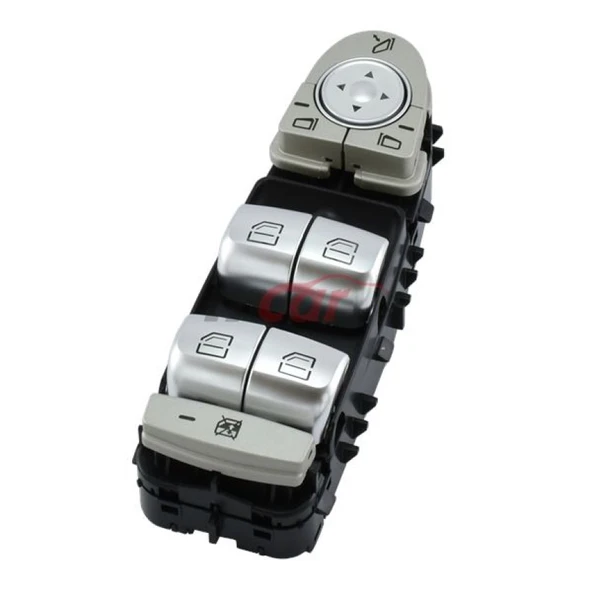 Mercedes Cam Acma Salteri On Sol (dortlu, Siyah 9051, Ayna Katlamalı, Bej Buton) C-Class W205 14> Glc-Class X - Kraw An-556 ürün görseli