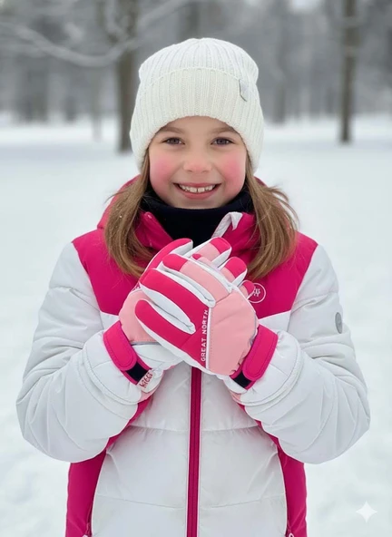 KİTTİ 422-14 9-14 YAŞ KAR KAYAK ELDİVENİ - Resim 4