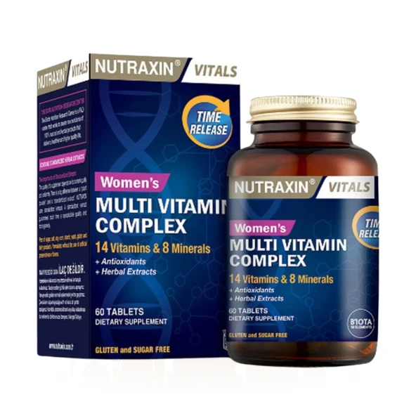Nutraxin Multivitamin Kadın Multivitamin & Mineral Complex 60 Tablet ürün görseli