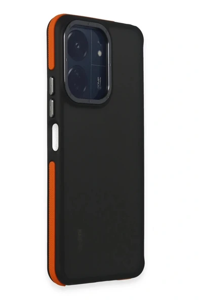 LitaeTrend Xiaomi Redmi 13C Harvel Kapak - Turuncu - Resim 2