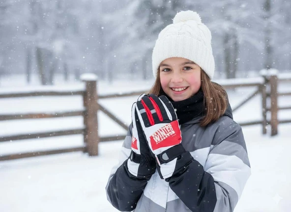 KİTTİ 422-15 9-14 YAŞ KAR KAYAK ELDİVENİ - Resim 2