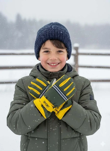 KİTTİ 422-18 9-14 YAŞ KAR KAYAK ELDİVENİ - Resim 4