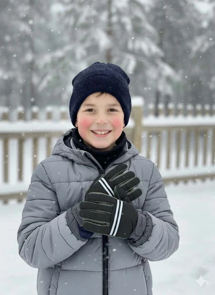 KİTTİ 422-18 9-14 YAŞ KAR KAYAK ELDİVENİ - Resim 5