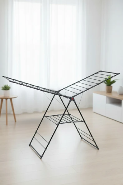 Devecioğlu Harbinger MM051 İnova Black Çamaşır Kurutma Askısı ürün görseli 1