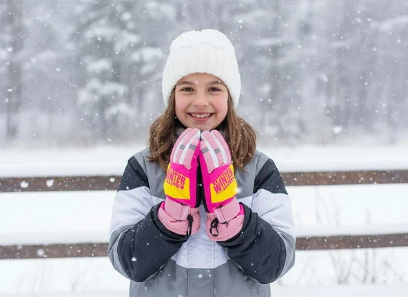 KİTTİ 422-15 9-14 YAŞ KAR KAYAK ELDİVENİ - Resim 5