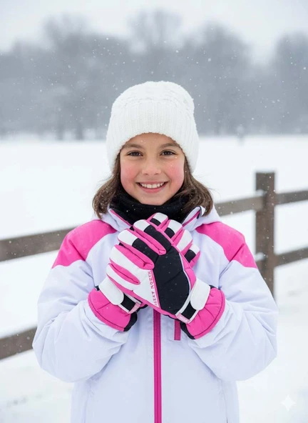 KİTTİ 422-14 9-14 YAŞ KAR KAYAK ELDİVENİ - Resim 5