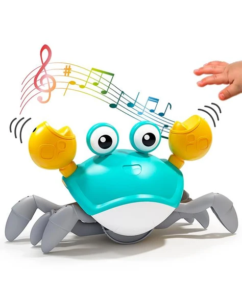 Pasifik Toys Işıklı Sensörlü Yengeç Yeşil QC3Y - Resim 8