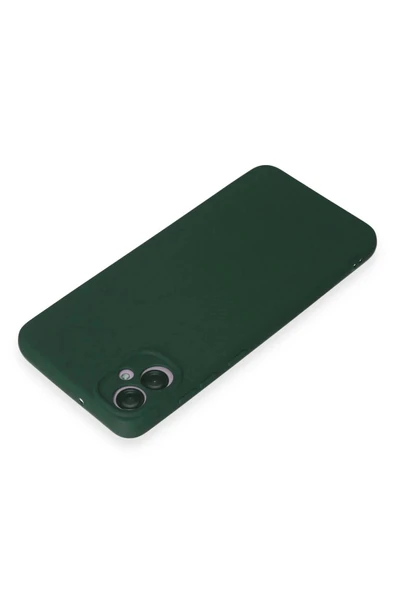 LitaeTrend Samsung Galaxy A05 Kılıf First Silikon - Koyu Yeşil - Resim 3