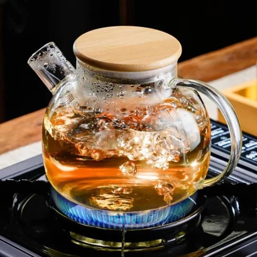 Erkugo Teapot Cam Demlik Borosilikat Süzgeçli ürün görseli 1