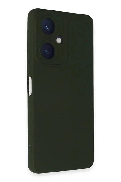 LitaeTrend Vivo Y27 Kılıf Nano içi Kadife Silikon - Koyu Yeşil - Resim 2