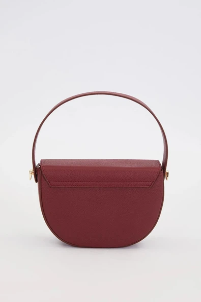 Levidor Bordo Kadın El ve Omuz Çantası 930930 - Resim 4