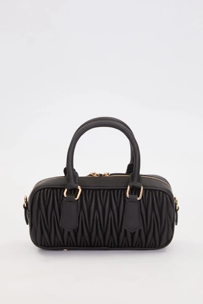 Levidor Siyah Kadın El ve Omuz Çantası 930928 - Resim 4