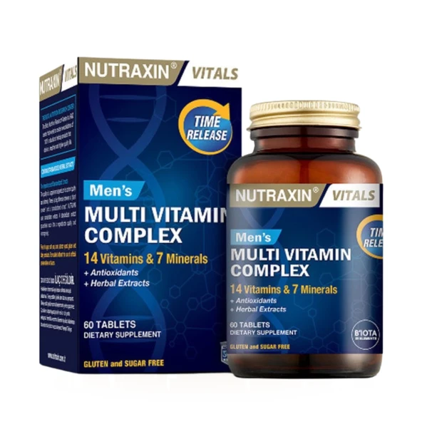 Nutraxin Multivitamin Erkek Multivitamin & Mineral Complex ürün görseli