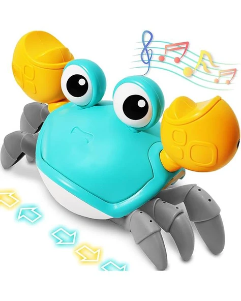 Pasifik Toys Işıklı Sensörlü Yengeç Yeşil QC3Y - Resim 4