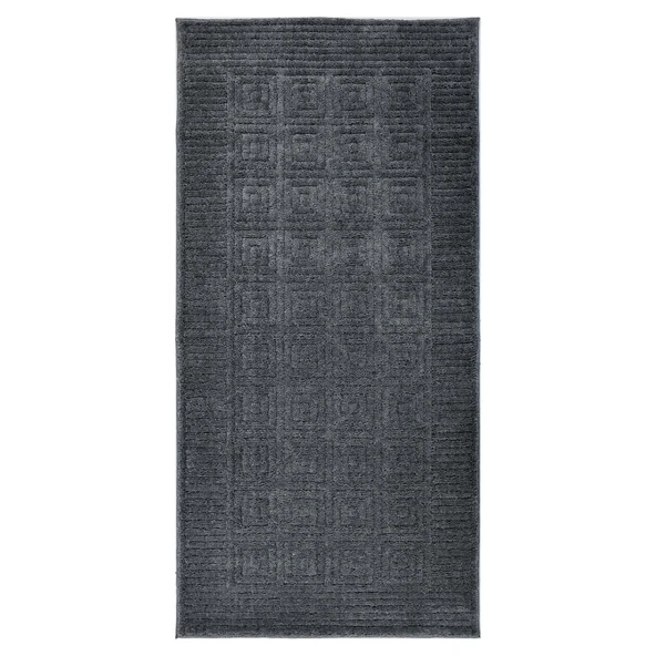 Pandora Yumuşak Peluş Shaggy Gri Çocuk Odası Oturma Odası Salon Mutfak Koridor Halısı Yolluk 1102O - Resim 2